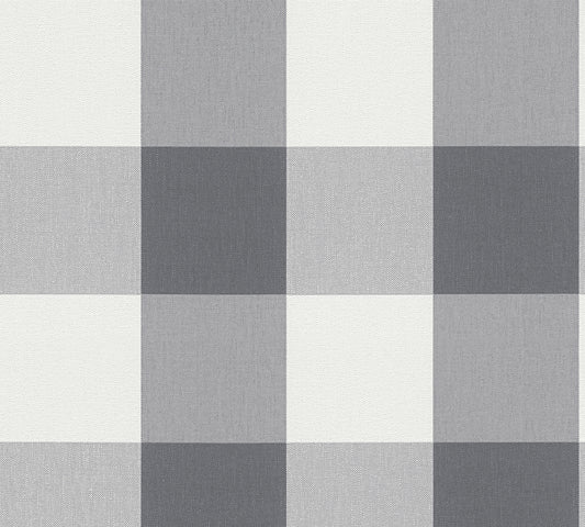 A.S. Création Designtapete Design Weiß 206367 Tapete Black & White Wandtapete