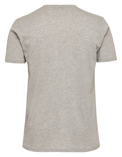 Hummel Herren T-Shirt MARCEL Grau Baumwolle Freizeit Sommer TShirt Shirt Sport