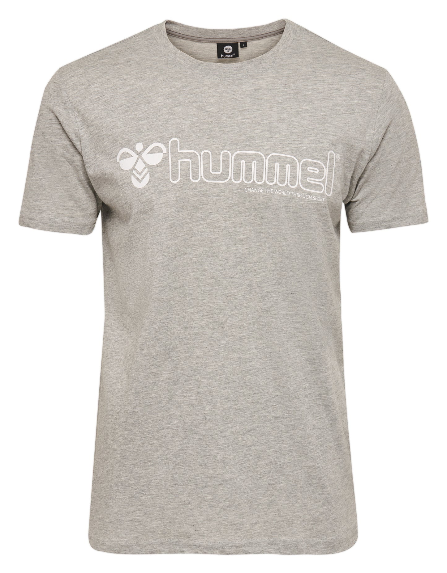 Hummel Herren T-Shirt MARCEL Grau Baumwolle Freizeit Sommer TShirt Shirt Sport