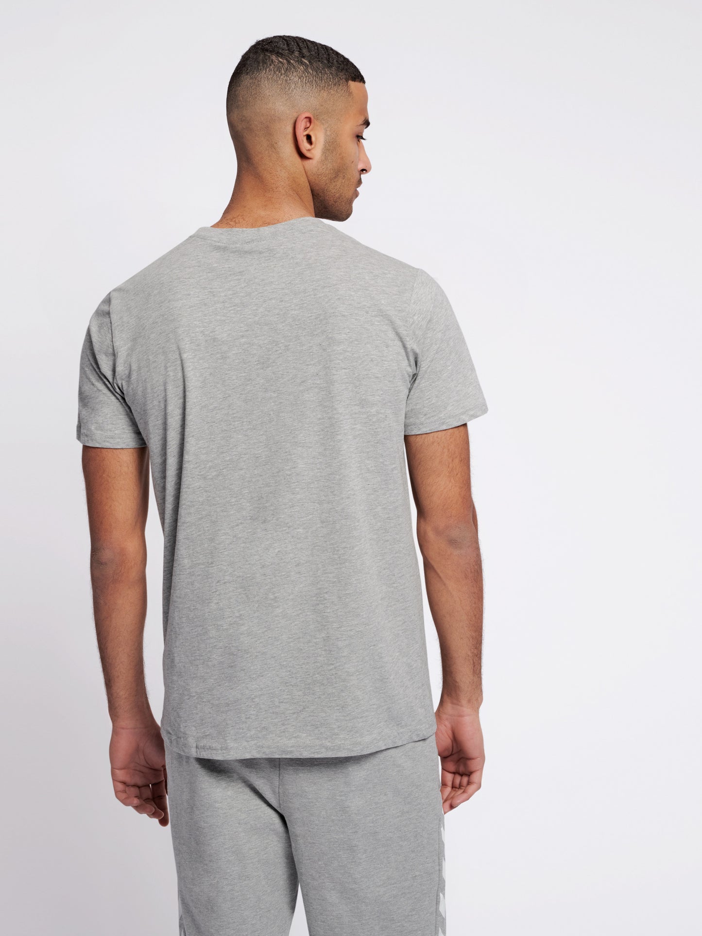 Hummel Herren T-Shirt MARCEL Grau Baumwolle Freizeit Sommer TShirt Shirt Sport