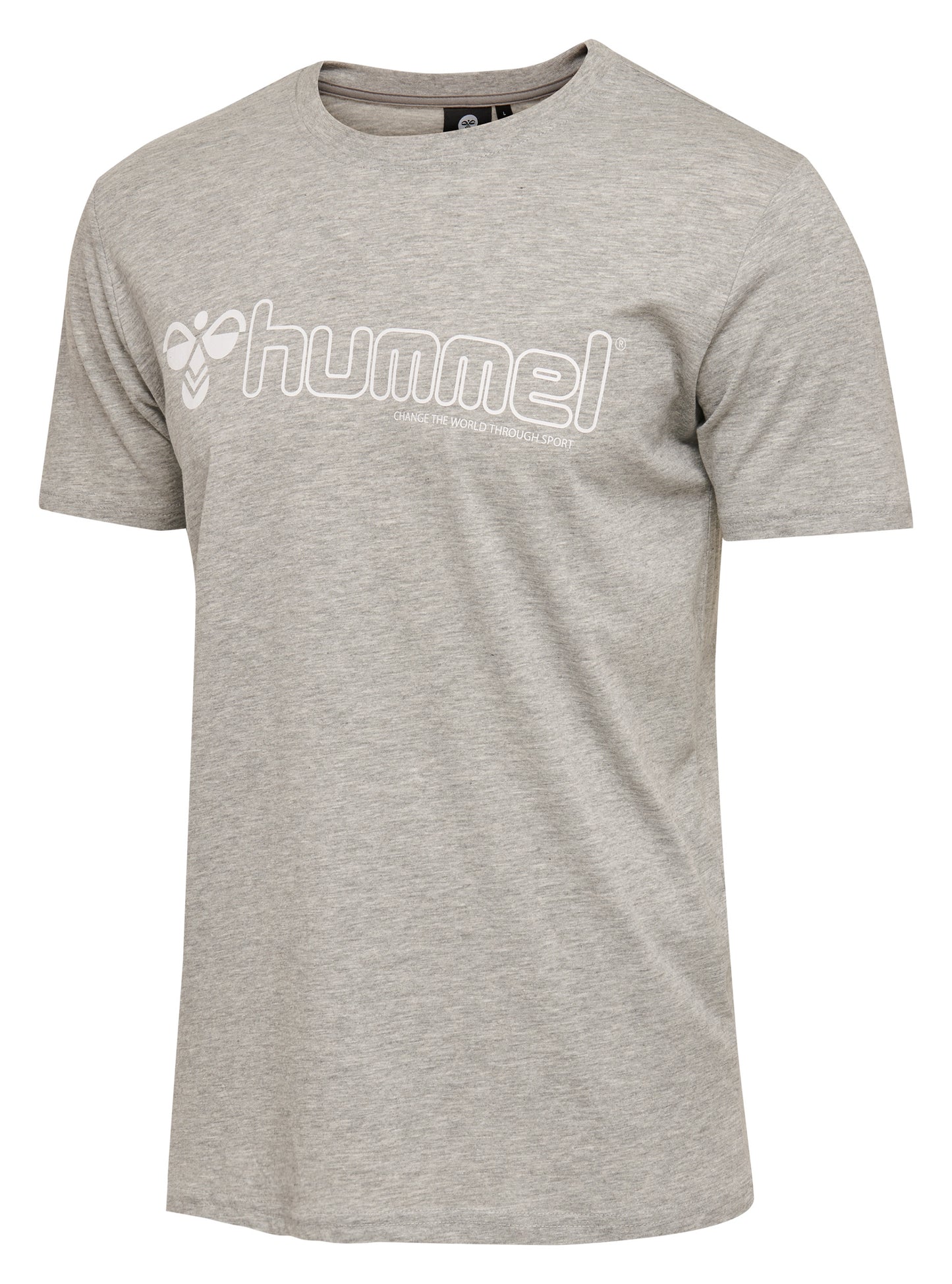 Hummel Herren T-Shirt MARCEL Grau Baumwolle Freizeit Sommer TShirt Shirt Sport