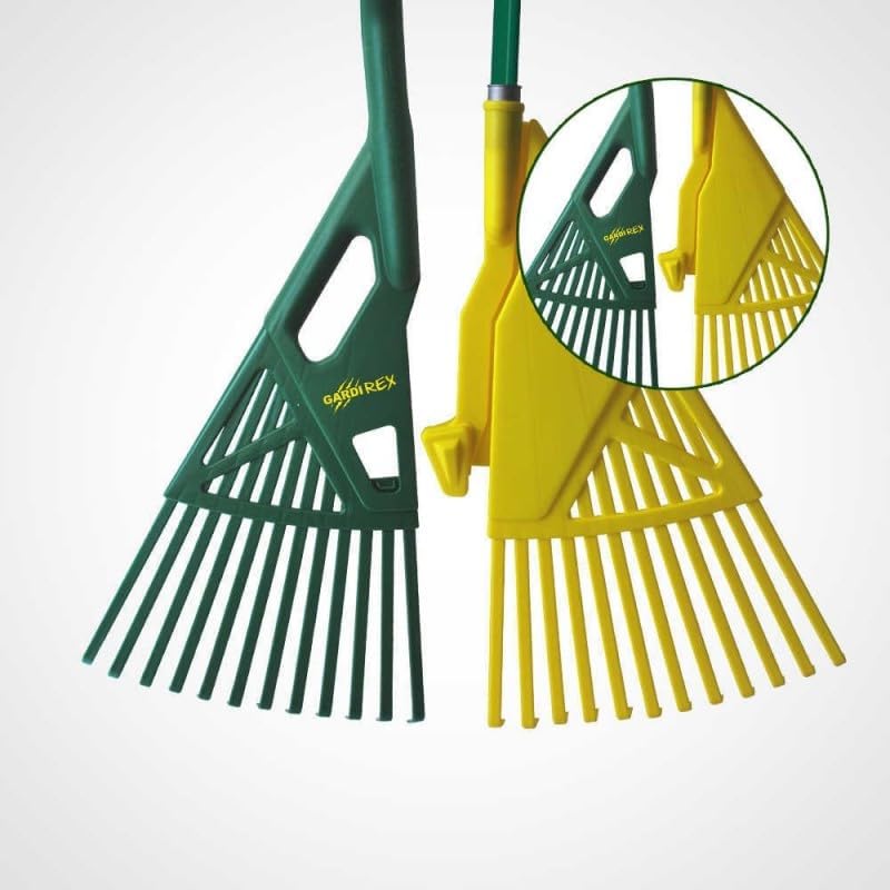 Gardi REX Teleskop Laubrechen Rechen teilbar Laubsammler Laubharke Garten Harke