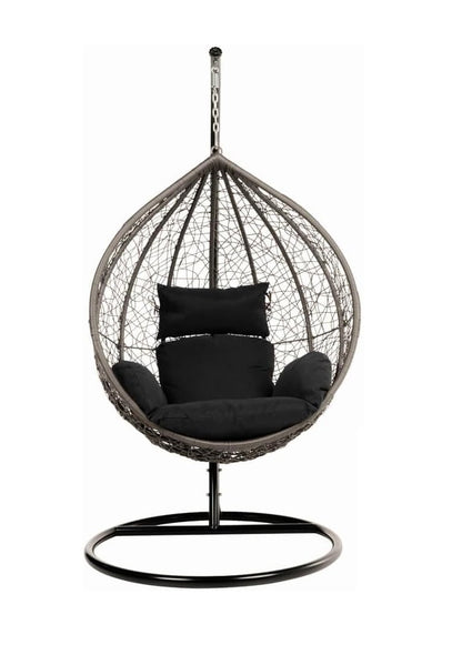 Korb Hängesessel Solea mit Gestell + Kissen Hängestuhl Lounge Hängekorb Sessel