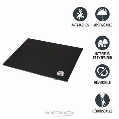 Outdoor Hundematte 80x60 wasserdicht Hundekissen Hunde Bett Schlafplatz Matratze