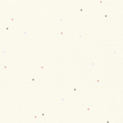 A.S. Création Tapeten mit Punkten Weiß Vliestapete 219466 Wandtapete