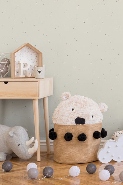 A.S. Création Tapeten mit Punkten Weiß Vliestapete 219466 Wandtapete