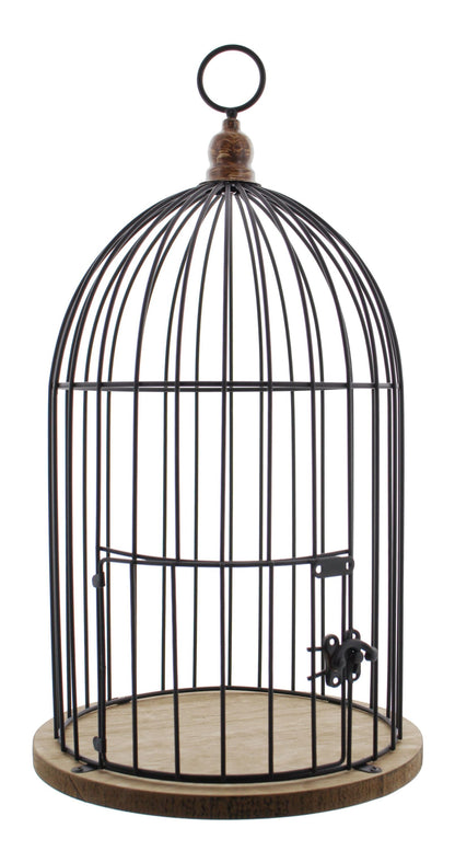 Deko Käfig 41cm Hedwig Metall Vogelkäfig Pflanzkäfig Pflanzkorb Hängekorb Korb