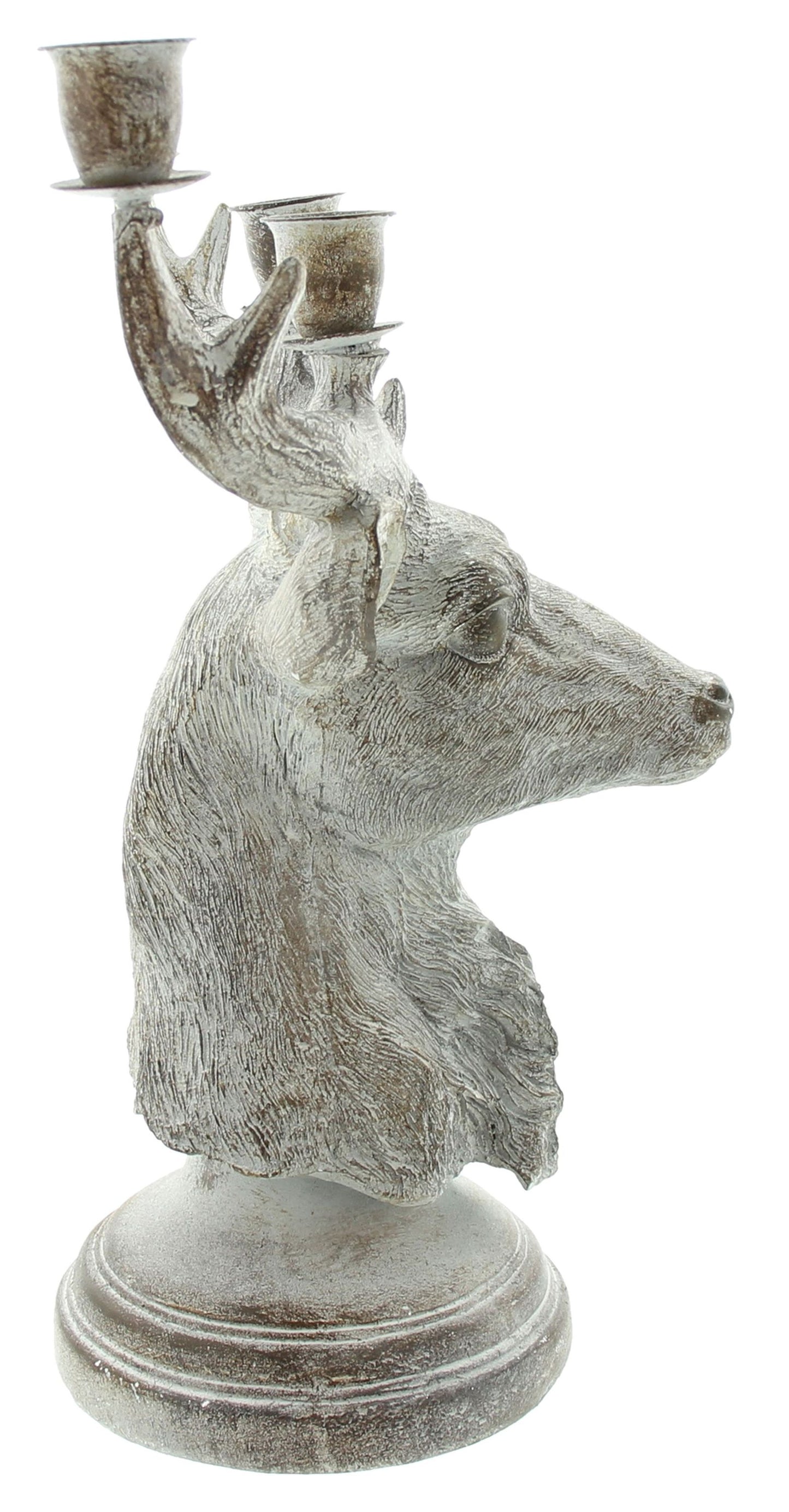 Kerzenhalter Hirsch Stabkerze Kerzenständer Tischdeko Hirschgeweih Kerzen Halter