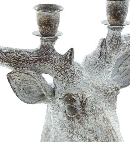 Kerzenhalter Hirsch Stabkerze Kerzenständer Tischdeko Hirschgeweih Kerzen Halter