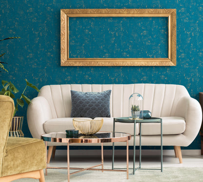 A.S. Création Vintage Tapete Blau Blooming 230768 Wandtapete Abstrakt Vinyl