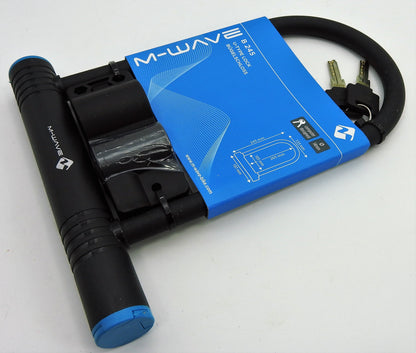 Dickes starkes M-WAVE B 245 Bügelschloss 14mm mit Halter und Überzug