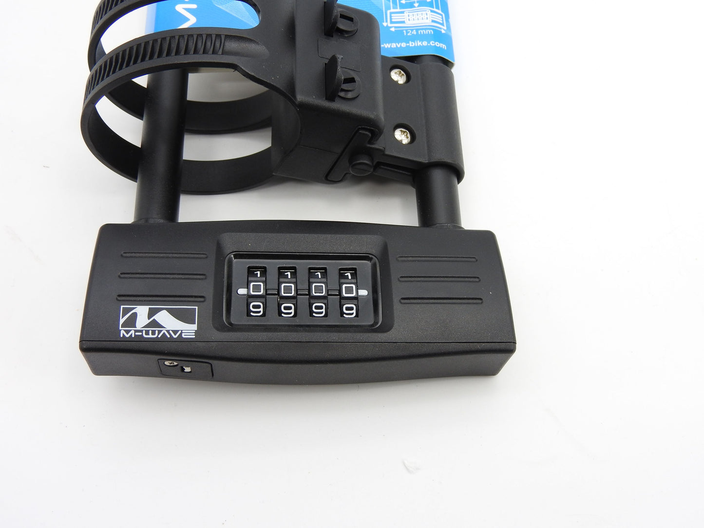 Dickes starkes M-WAVE B 260 Zahlen Bügelschloss 14mm mit Halter