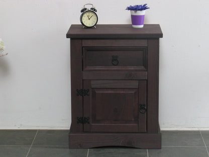 Nachtschrank New Mexiko Mexico Nachttisch Nachtkonsole Schrank kolonial
