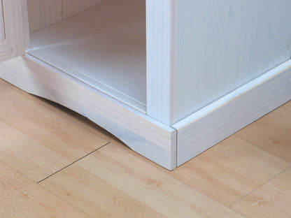 Nachtschrank New Mexiko Mexico Nachttisch Nachtkonsole Schrank weiß