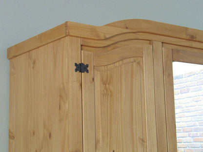 3-türiger Kiefer Kleiderschrank New Mexico natur