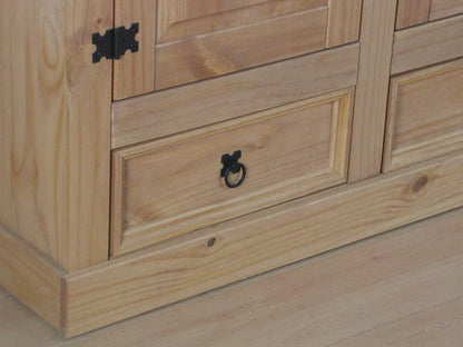 3-türiger Kiefer Kleiderschrank New Mexico natur