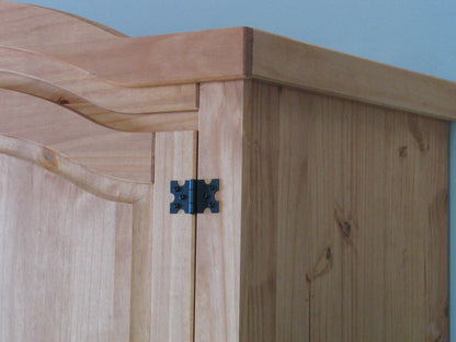 4-türiger Kiefer Kleiderschrank New Mexico natur