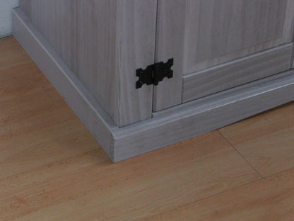Sideboard New Mexiko Kiefer massiv grau Mexico Kommode Anrichte Schrank