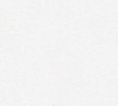 A.S. Création Uni Vinyl Tapete Meistervlies 2020 Weiß Wandtapete Unitapete