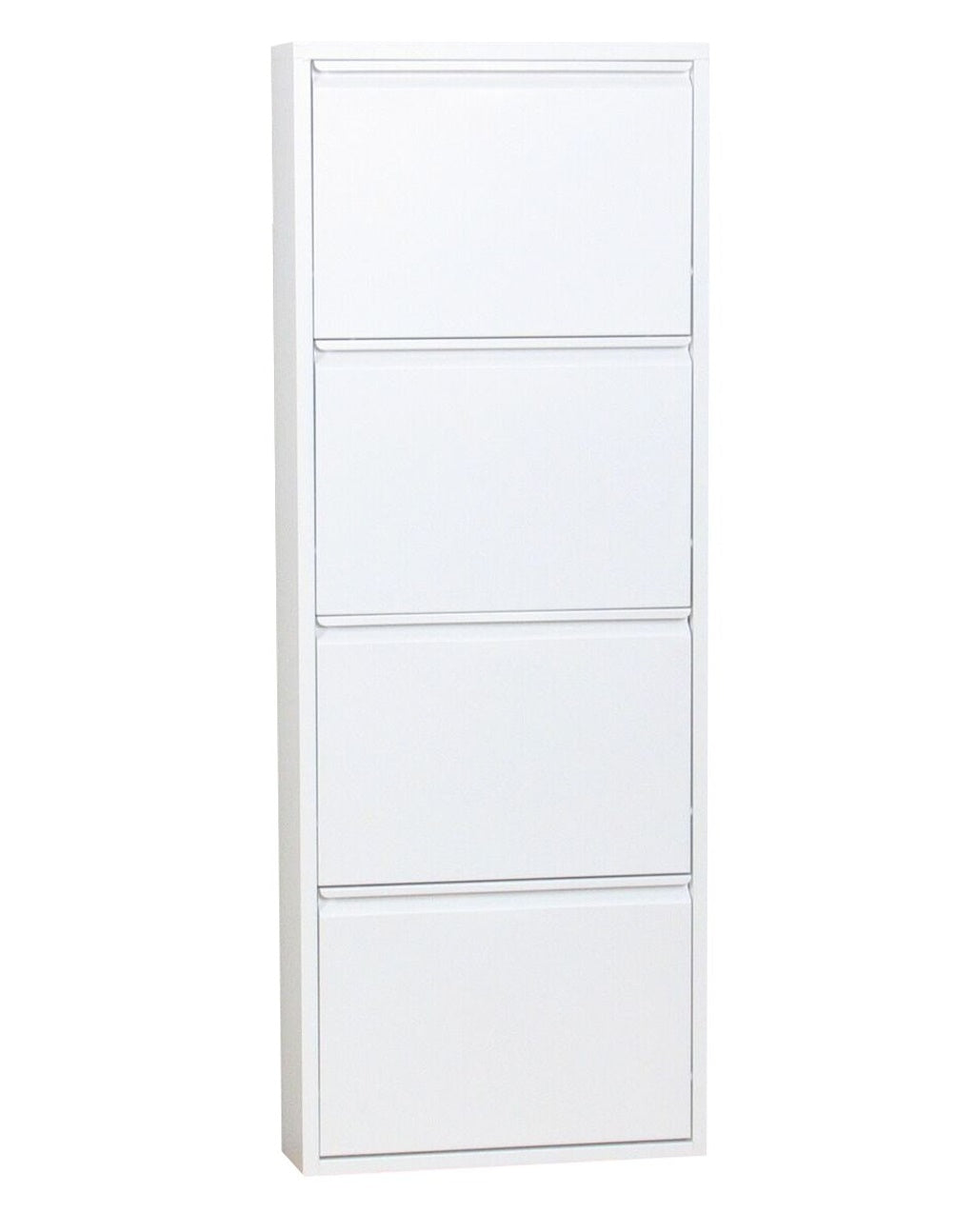 Schuhschrank Pisa New 4 Klappen Metall Schuhkipper Schuh Regal Ablage Schrank