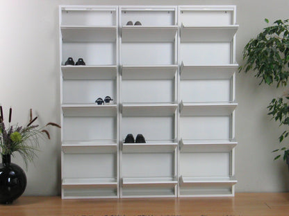 XXL Schuhschrank Pisa New 15 Klappen Metall Schuhkipper Schuh Regal Schrank