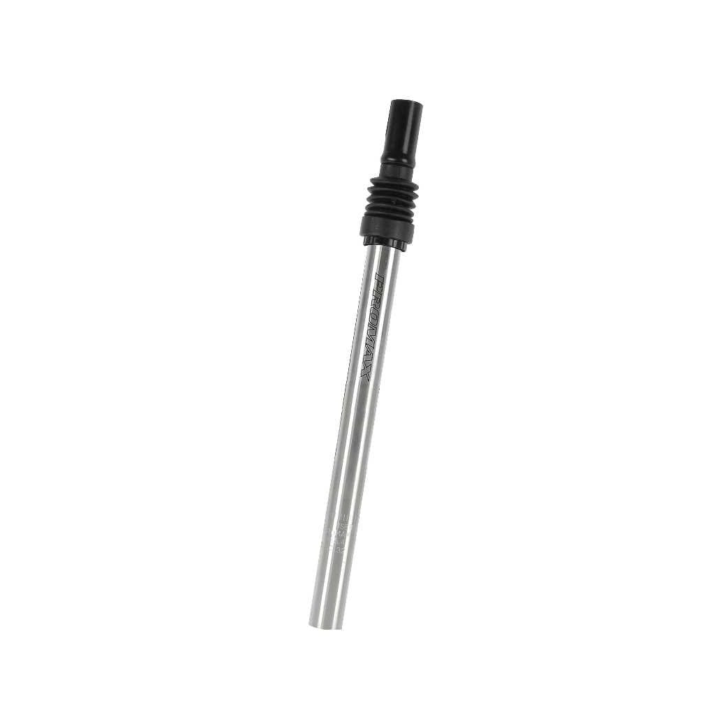 Promax Fahrrad Sattelstütze gefederte Kerzensattelstütze Alu Ø 25,4mm Silber