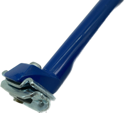 XL verstärkte Alu Fahrrad Sattelstütze bis 200kg Überlänge 50 cm blau Ø27,2-31,8
