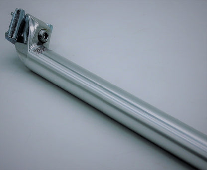 Extra lang verstärkte Sattelstütze 500mm Alu silber bis 180kg Ø 27,2 - 31,8 mm