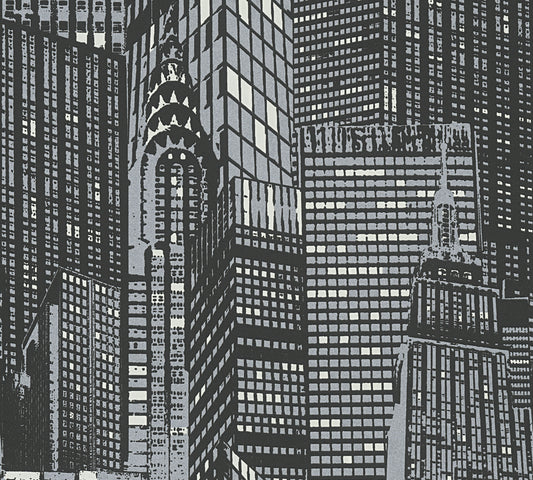 A.S. Création Moderne Tapete Schwarz Vliestapete 252845 Wandtapete