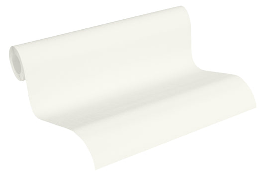 A.S. Création Unitapete Uni einfarbig Weiß 288578 Tapete Blooming Wandtapete