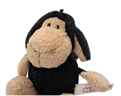 NICI Bean Bag Schlüsselanhänger Schaf schwarz 10cm Plüschtier Anhänger Plüsch