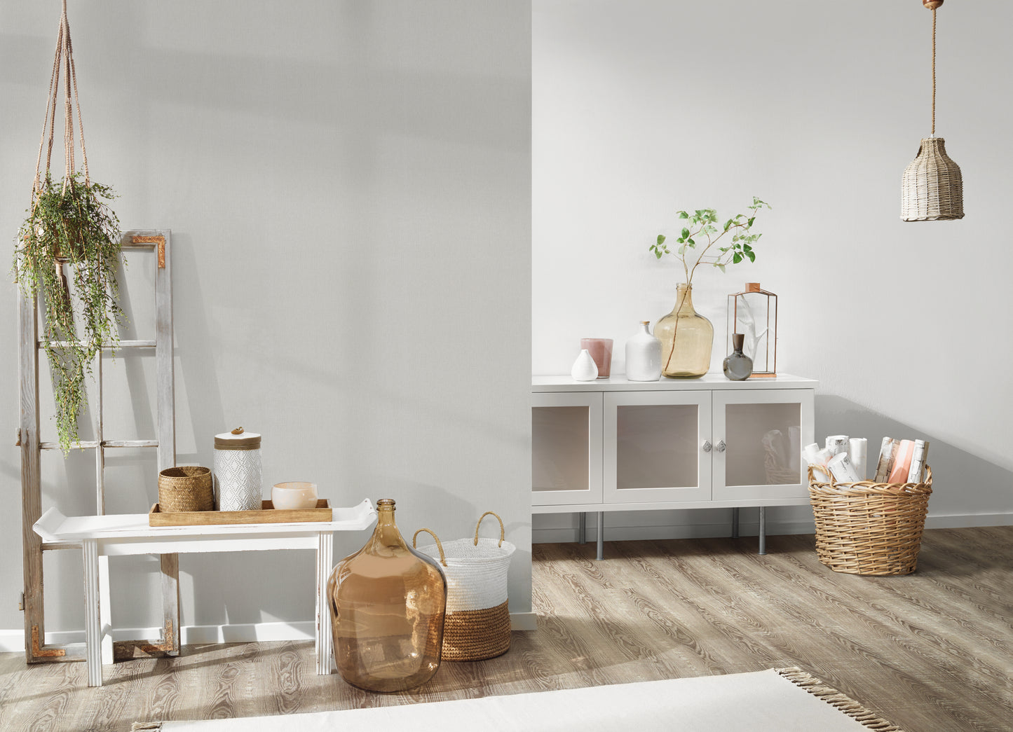 A.S. Création Unitapete Grau Vliestapete 293015 Wandtapete