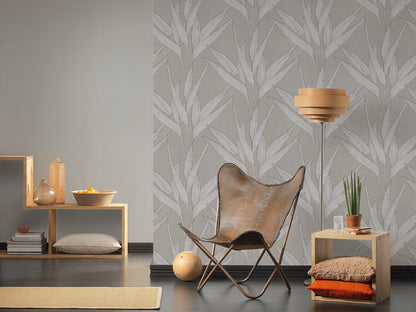 A.S. Création Unitapete Grau Vliestapete 293015 Wandtapete