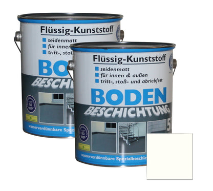 Flüssig Kunststoff 2x 5L Bodenbeschichtung 100m² Betonfarbe Beton Beschichtung