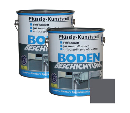 Flüssig Kunststoff 2x 5L Bodenbeschichtung 100m² Betonfarbe Beton Beschichtung
