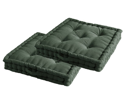 2x XL Premium Kissen 60cm Bodenkissen Palettenkissen Sitz Stuhl Polster Auflage