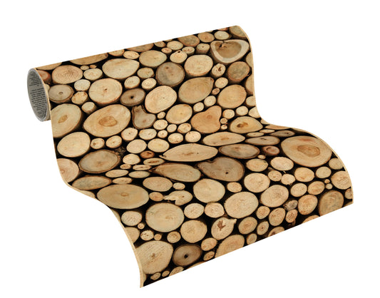 A.S. Création Tapete Holzoptik Braun 300701 Wandtapete Folie selbstklebend