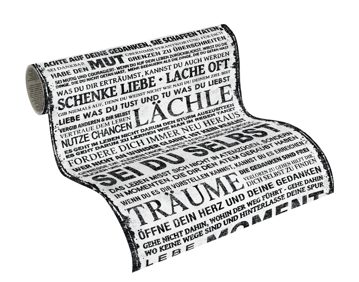 A.S. Création Tapete Schwarz 300761 Wandtapete Folie selbstklebend Tapete Vinyl