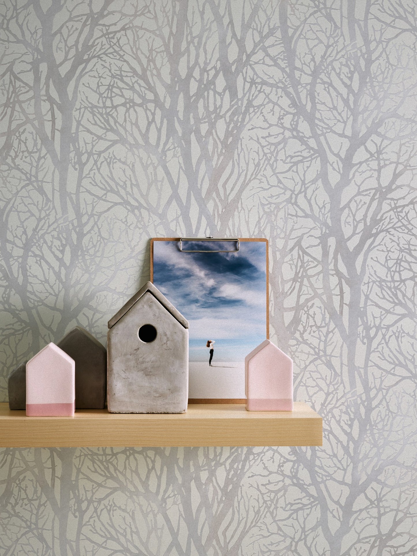 A.S. Création Tapete Attractive 2 300941 Weiß Wald Wandtapete Vlies Vliestapeten