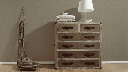 A.S. Création Unitapete Uni Braun 301393 Tapete Longlife Colours Wandtapete