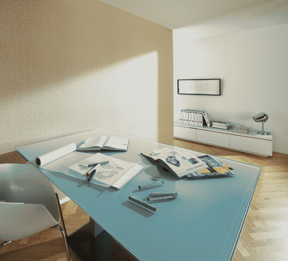 A.S. Création Unitapete Uni Beige 301407 Tapete Longlife Colours Wandtapete