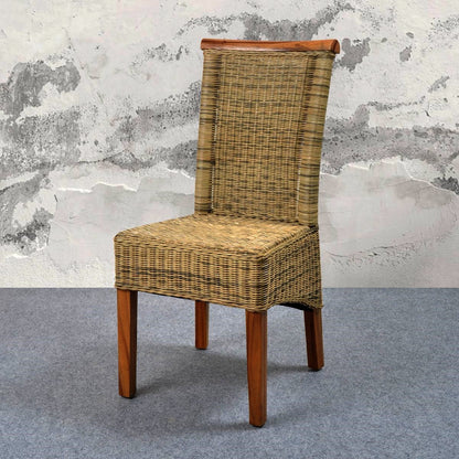2er Set Esszimmerstuhl Perth Rattan Küchenstuhl Esszimmer Küche Stuhl Stühle