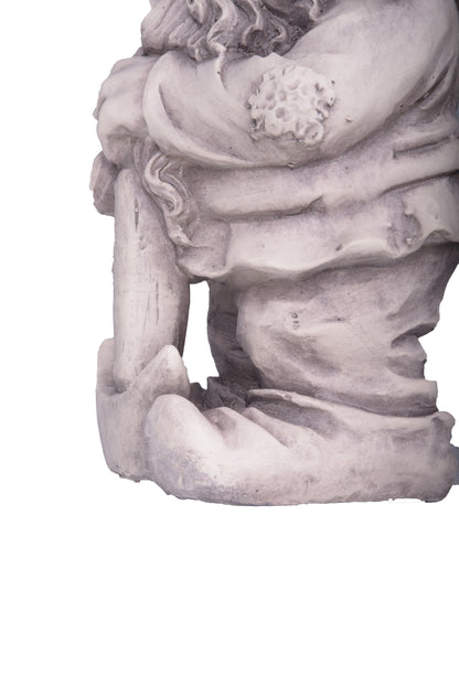 Gartenfigur Zwerg Figur Skulptur Gartendeko Garten Terrasse Deko Staue