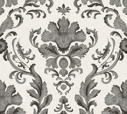Barocktapete Schwarz Papiertapete 301901 Wandtapete A.S. Création Tapete
