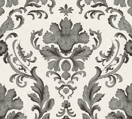 Barocktapete Schwarz Papiertapete 301901 Wandtapete A.S. Création Tapete