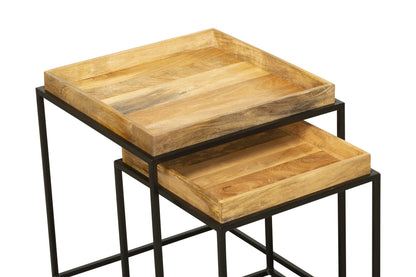 INTERIA Home & Living Beistelltisch BANGALORE, 2er-Set Gartentisch Tisch Garten