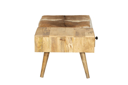INTERIA Home & Living Sitzbank PATNA Holz Bank Telefonbank Möbel Mango Altholz