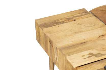 INTERIA Home & Living Sitzbank PATNA Holz Bank Telefonbank Möbel Mango Altholz