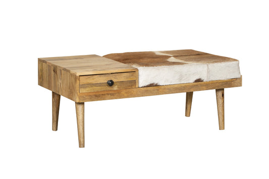 INTERIA Home & Living Sitzbank PATNA Holz Bank Telefonbank Möbel Mango Altholz