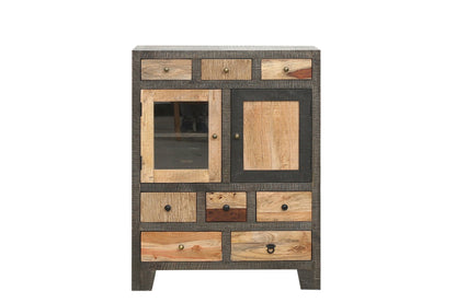 INTERIA Home & Living Kommode 118cm TARIM Sideboard Schrank Holz Mango Highboard